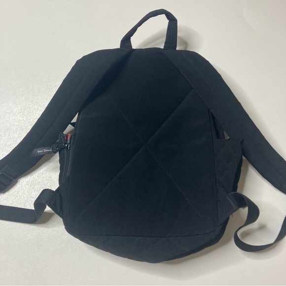 Vera Bradley Black Quilted Compact Backpack - Picture 4 of 9
